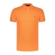 Oranje Polo Shirt Ss23 Collectie Polo Ralph Lauren , Orange , Heren