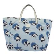 Pre-owned Canvas totes Gucci Vintage , Blue , Dames