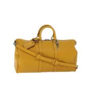 Pre-owned Leather louis-vuitton-bags Louis Vuitton Vintage , Yellow , ...