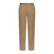 Wollen plooi-voorkant broek Brioni , Beige , Heren