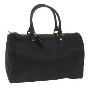 Pre-owned Canvas travel-bags Versace Pre-owned , Black , Dames