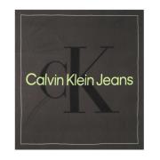 Winter Scarves Calvin Klein , Black , Dames
