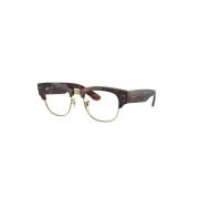 Stijlvolle Carey Clubmaster Bril Ray-Ban , Brown , Unisex