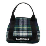 Pre-owned Wool handbags Balenciaga Vintage , Green , Dames