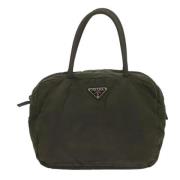 Pre-owned Fabric prada-bags Prada Vintage , Green , Dames