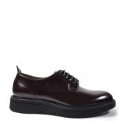 Italiaanse Leren Derby Schoenen voor Mannen Green George , Brown , Her...