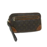 Pre-owned Canvas louis-vuitton-bags Louis Vuitton Vintage , Brown , Da...