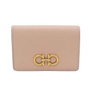 Pre-owned Leather wallets Salvatore Ferragamo Pre-owned , Pink , Dames