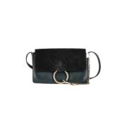 Pre-owned Leather crossbody-bags Chloé Pre-owned , Green , Dames