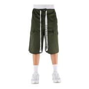 Katoenen shorts voor mannen Wales Bonner , Green , Heren