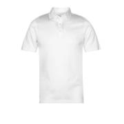 Luxe Polo Shirt Gran Sasso , White , Heren