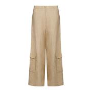 Trousers Mes Demoiselles , Beige , Dames