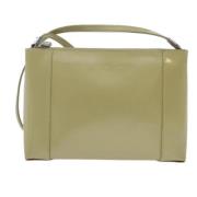 Pre-owned Leather handbags Dior Vintage , Beige , Dames