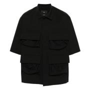 Zak Shirt Y-3 , Black , Heren