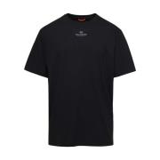 Zwart BOE Tee-M T-shirts en Polo's Parajumpers , Black , Heren