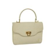 Pre-owned Leather handbags Bally Pre-owned , Beige , Dames