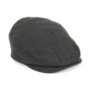 Traditionele wollen blend Flat Cap Barbour , Green , Heren