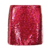 Short Skirts Chiara Ferragni Collection , Red , Dames