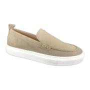 Gladde Mocassin Schoenen Ctwlk. , Beige , Heren