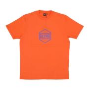 Klassieke Logo Tee Oranje Streetwear Dolly Noire , Orange , Heren