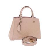 Pre-owned Leather handbags Louis Vuitton Vintage , Brown , Dames