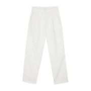 Straight Trousers Calvin Klein , White , Dames