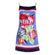 Designer Jurk Collectie Versace Jeans Couture , Multicolor , Dames