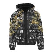 Zwarte Jassen Versace Jeans Couture , Multicolor , Heren