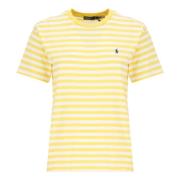 T-Shirts Ralph Lauren , Yellow , Dames