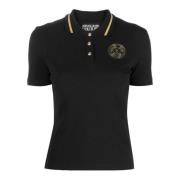 Polo Shirts Versace Jeans Couture , Black , Dames