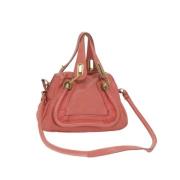 Pre-owned Leather shoulder-bags Chloé Pre-owned , Pink , Dames