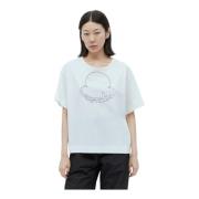 T-Shirts Moncler , White , Dames