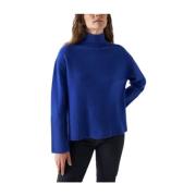 Turtlenecks Salsa , Blue , Dames