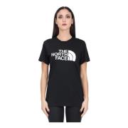 Zwarte Easy Relaxed Dames T-shirt The North Face , Black , Dames