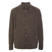 Casual Shirts Herno , Brown , Heren