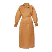 Sacco zijden jas Max Mara , Brown , Dames