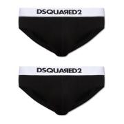 Briefs twee-pack Dsquared2 , Black , Heren