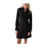 Short Dresses Salsa , Black , Dames