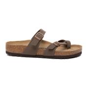 Bruine Kruisband Sandalen Birkenstock , Brown , Unisex