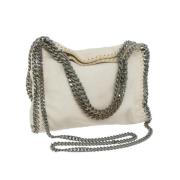 Pre-owned Suede shoulder-bags Stella McCartney Pre-owned , White , Dam...