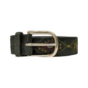 Groene Laser-gesneden leren riem Orciani , Green , Heren