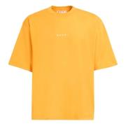 Stijlvolle Oversized Tshirt Marni , Orange , Heren