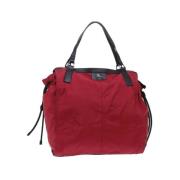 Pre-owned Nylon shoulder-bags Burberry Vintage , Red , Dames