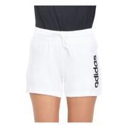 Short Shorts Adidas , White , Dames
