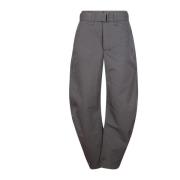 Wide Trousers Lemaire , Gray , Dames