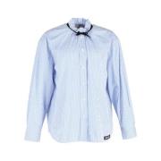 Pre-owned Cotton outerwear Miu Miu Pre-owned , Blue , Dames