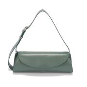 Handtas Klassiek Zwart Leer Jil Sander , Green , Dames