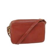 Pre-owned Leather shoulder-bags Loewe Pre-owned , Red , Dames