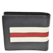 Pre-owned Leather wallets Gucci Vintage , Black , Dames