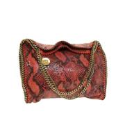 Pre-owned Leather shoulder-bags Stella McCartney Pre-owned , Red , Dam...